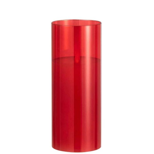 LEDLAMP SHINING GLASS RED LARGE