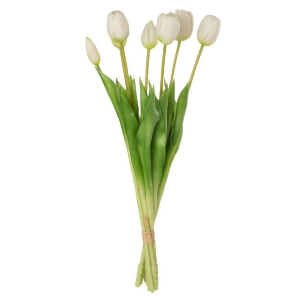 BOUQUET TULIPS 7PIECES PU WHITE LARGE