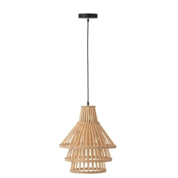 HANGING LAMP LAYERS BAMBOO NATURAL MEDIUM
