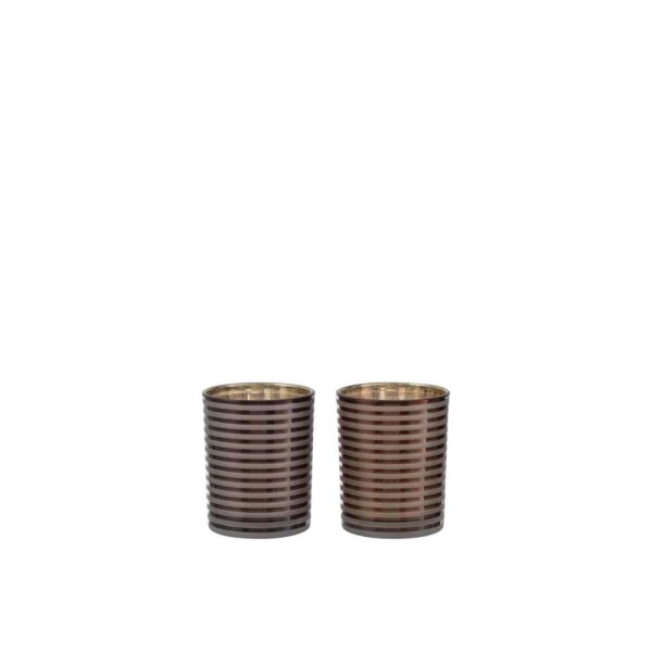 HURRICANE STRIPES GLASS BR SMALL ASSORTMENT OF 2