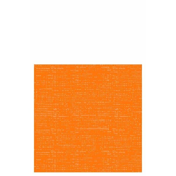 PACK 12 NAPKINS TEXTTILE TOUCH PAPER ORANGE LARGE