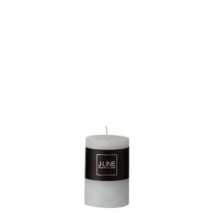 CYLINDER CANDLE  LIGHT BLUE  S18H