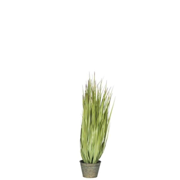 GRASSES WILD IN POT METAL GREEN PLASTIC GREEN SMALL