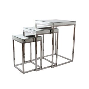Settebord Metall/Speil S/3 48X70Cm