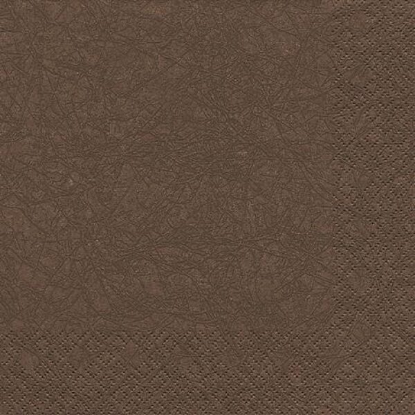 Serviett brun 33X33Cm