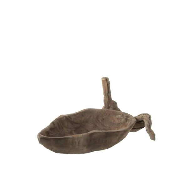 DECORATION DISH WOOD NATURAL