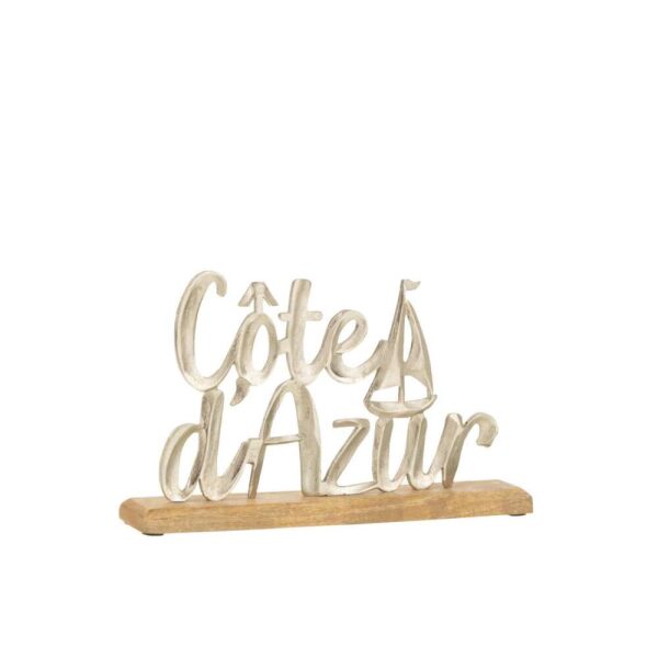 CÔTE D'AZUR ON BASE ALUMINIUM SILVER