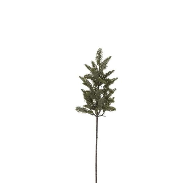 BRANCH PINE GLITTER PLASTIC GREEN SMALL