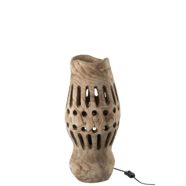 LAMP VALERIE WOOD NATURAL