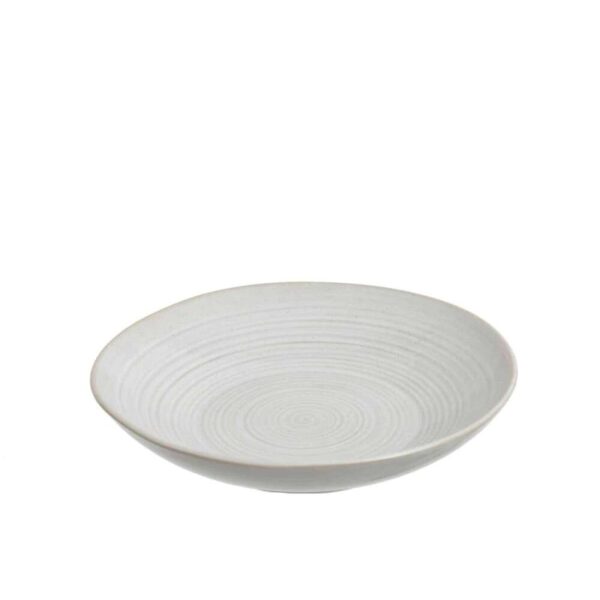 PLATE DEEP NOA CERAMIC WHITE