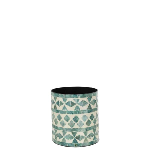 FLOWER POT PEARL AZURE