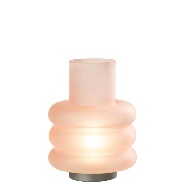 LEDLAMP RINGS GLASS PINK