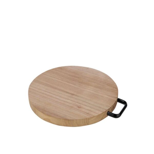 PLANK ROUND WOOD NATURAL SMALL