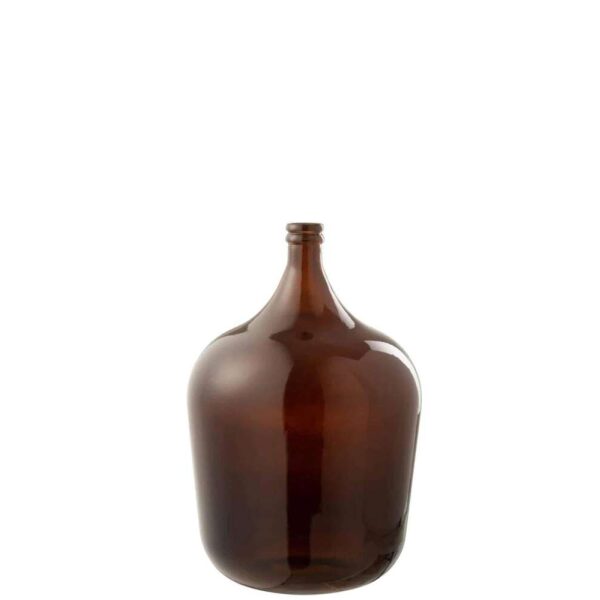 VASE CARAFE GLASS BROWN