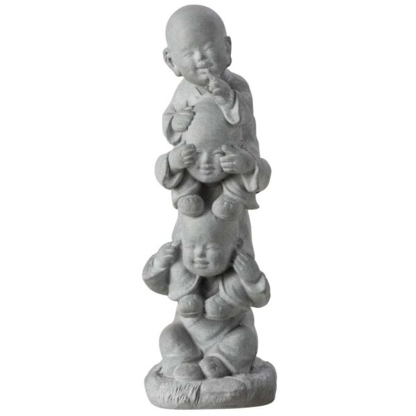 MONK ON SHOULDERS POLY GREY