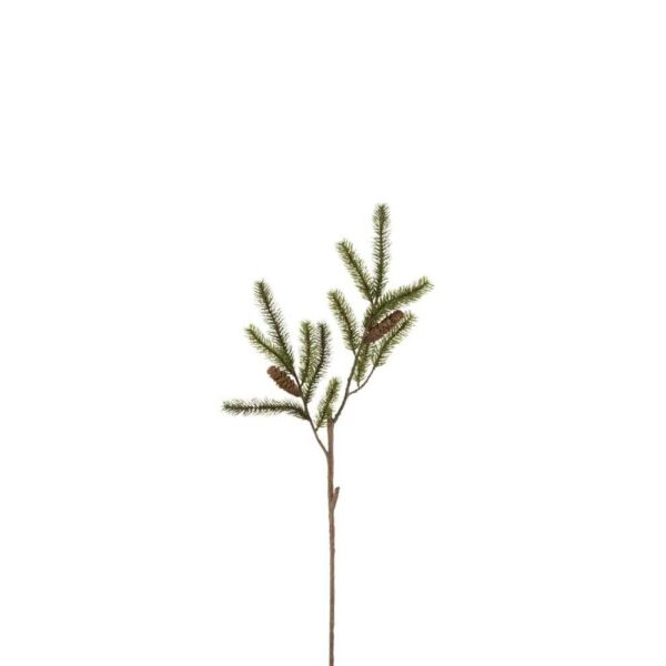 BRANCH PINETREE PLASTIC GREEN/BROWN