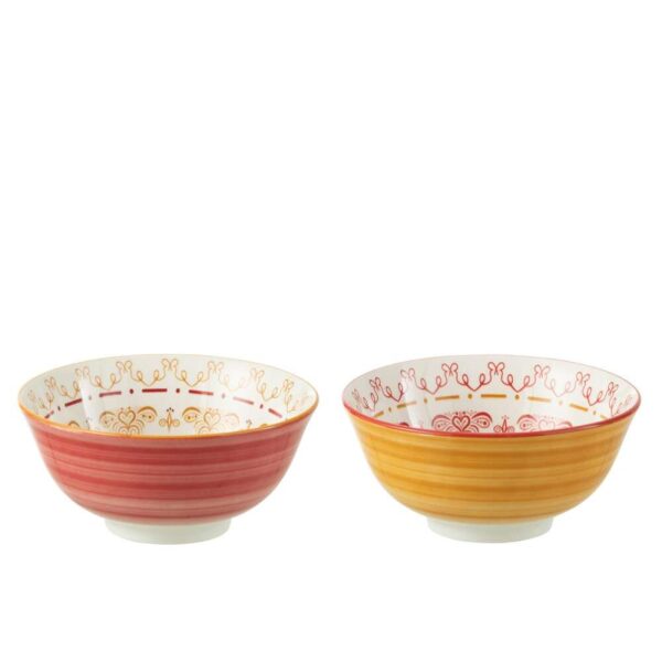 BOWL JAM PORCELAIN MIX LARGE ASSORTMENT OF 2