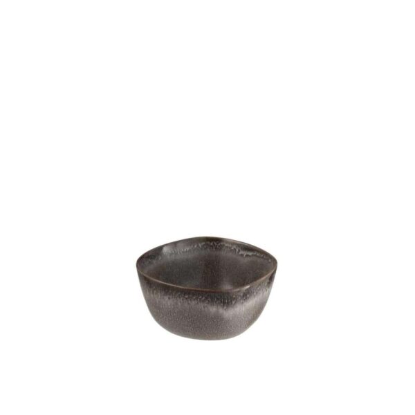BOWL LOUISE CERAMIC BROWN SMALL