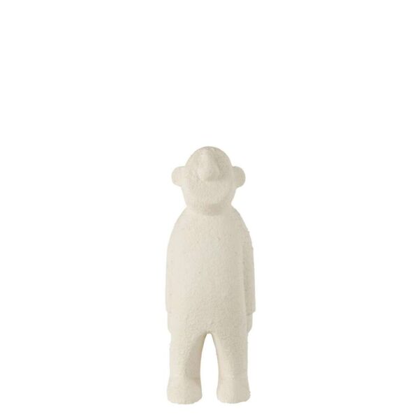STATUETTE NGURAH WOOD WHITE SMALL