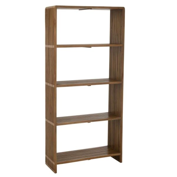 BOOKCASE 4 SHELVES RECYCLE TEAK NATURAL