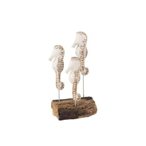 SEAHORSE 3 ON FOOT ALABASIA WOOD WHITE/NATURAL