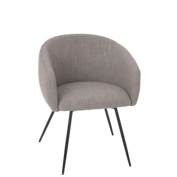 CHAIR WALES STEEL/FOAM GREY