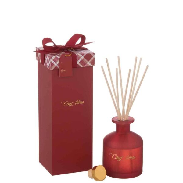 SCENTED OIL COSY TIMES SAPPHIRE AMBER TEA 180ML RED