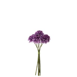 BOUQUET BALL MUM PLASTIC DARK PURPLE