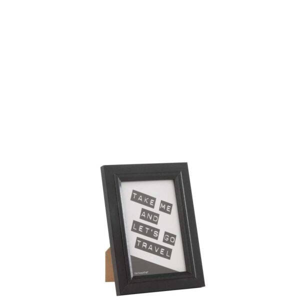 PHOTO FRAME BOB MDF BLACK SMALL