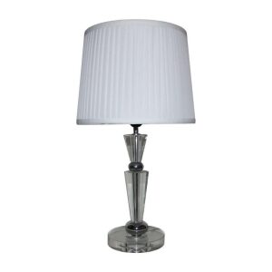 Lampe, bordlampe, stuelampem/ skjerm i Krystall Liten -15X15X37cm