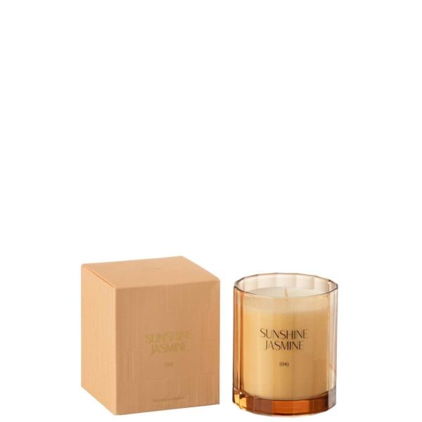 SCENTED CANDLE SUNSHINE JASMINE GLASS-30 HOURS