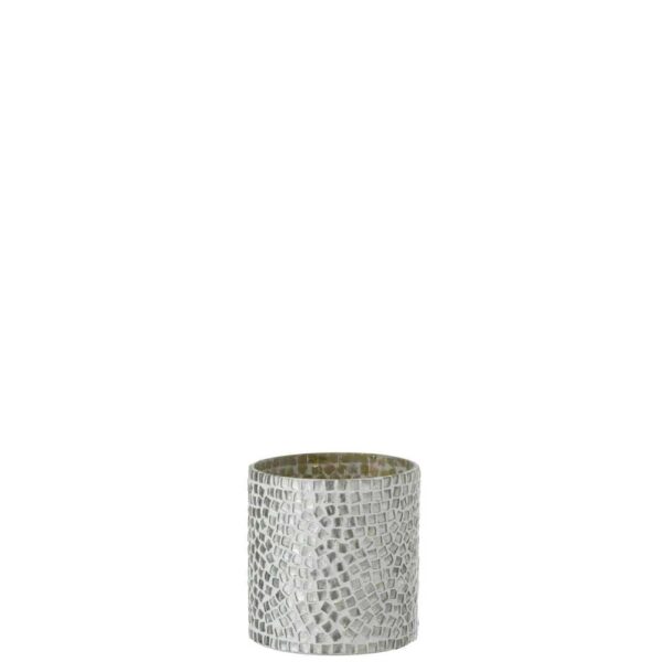 HURRICANE MOSAIC GLASS WHITE/SILVER SMALL