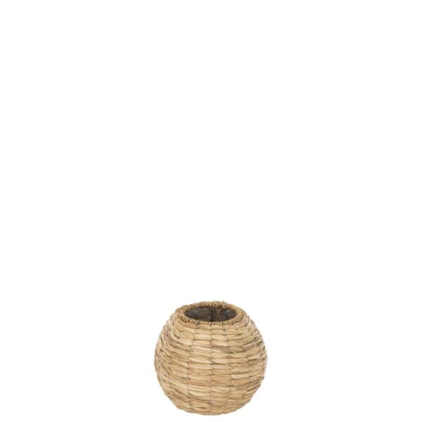 VASE YUMI BALL STRAW NATURAL SMALL