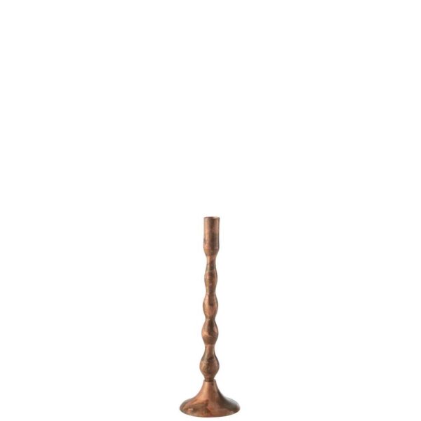 CANDLE HOLDER SHA METAL COPPER MEDIUM