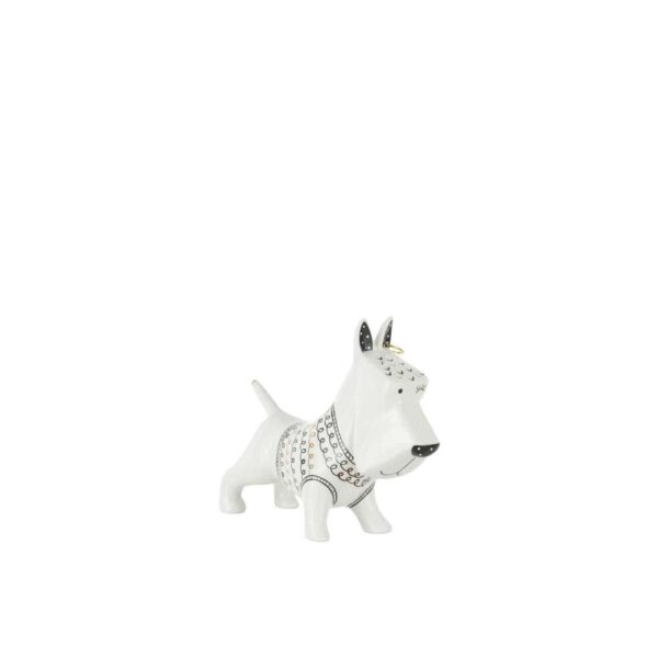 DOG SWEATER CERAMIC BLACK/WHITE MEDIUM