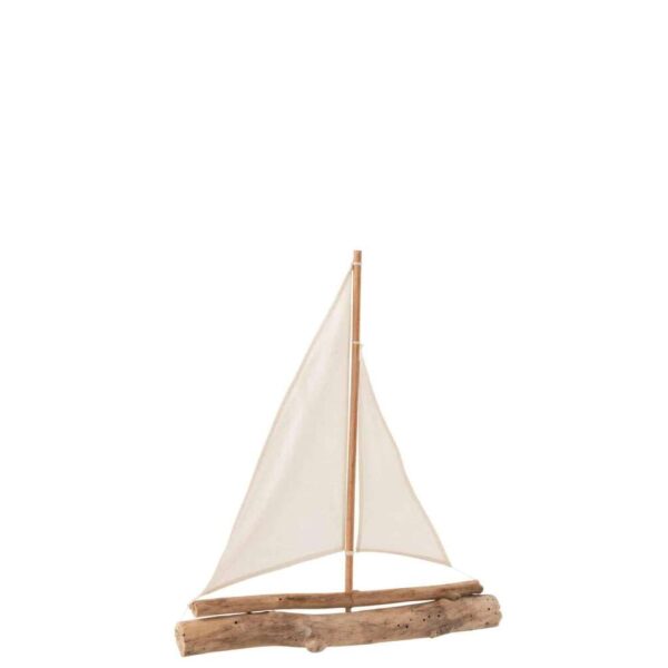 SAILBOAT DRIFTWOOD NATURAL MEDIUM