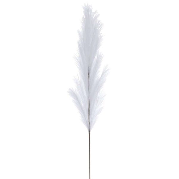 BRANCH PLUMEAU PLASTIC WHITE LARGE