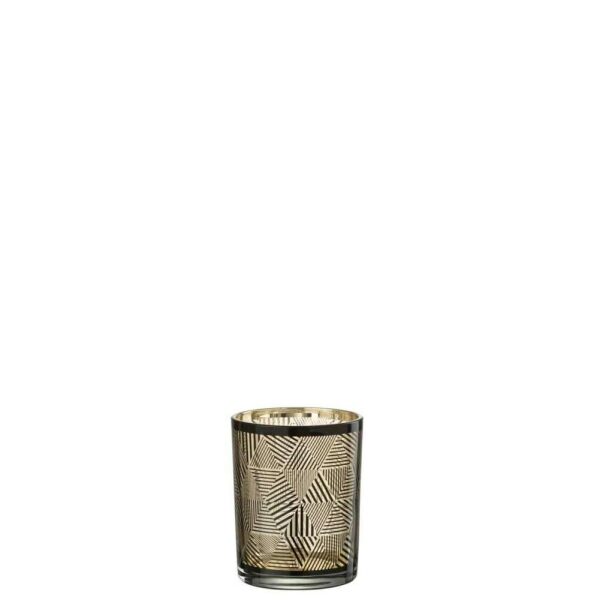 HURRICANE TRIANGLES STRIPES GLASS BR SMALL