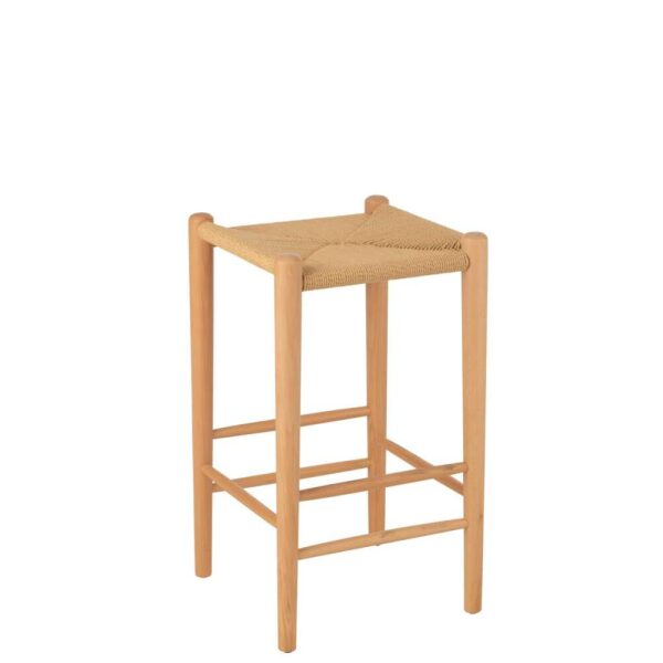 BAR CHAIR ORIENT BEECH WOOD/ROPE NATURAL