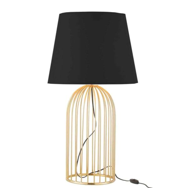 LAMP BASE+SHADE JONI IRON GOLD