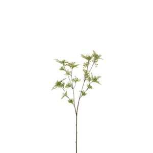 BRANCH FINE LEAVES PLASTIC GREEN