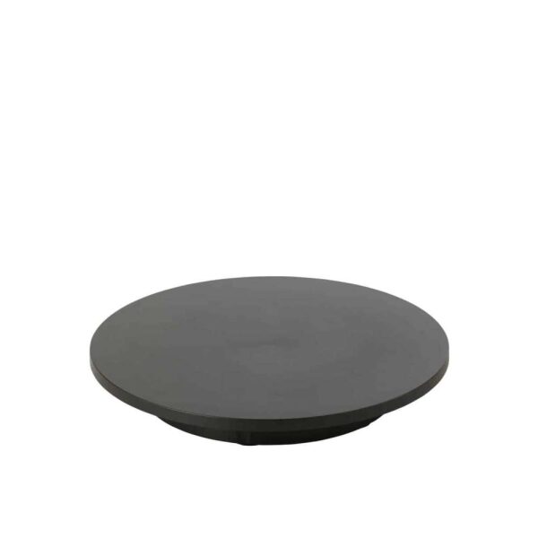 ROTATING BASE ROUND 100KG PLASTIC BLACK SMALL