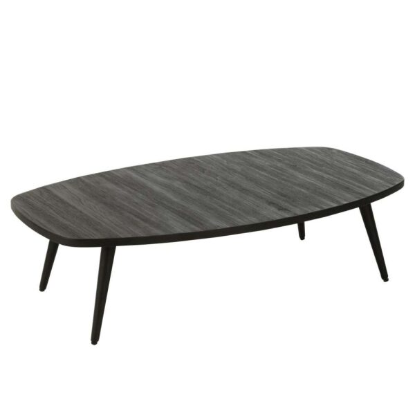 COFFEE TABLE RECTANGULAR RECYCLE TEAK BLACK