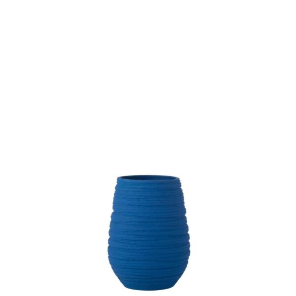 VASE FIESTA CERAMIC BLUE MEDIUM