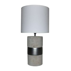 Lampe Base Betong/Grå,17X17X41Cm