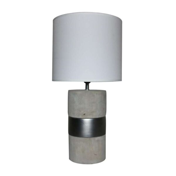 Lampe Base Betong/Grå,17X17X41Cm