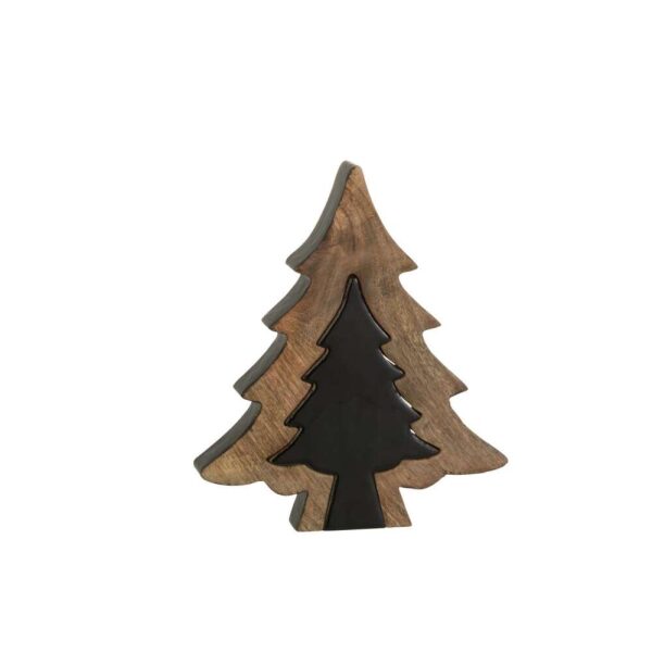 TREE PUZZLE WOOD BLACK/NATURAL SMALL