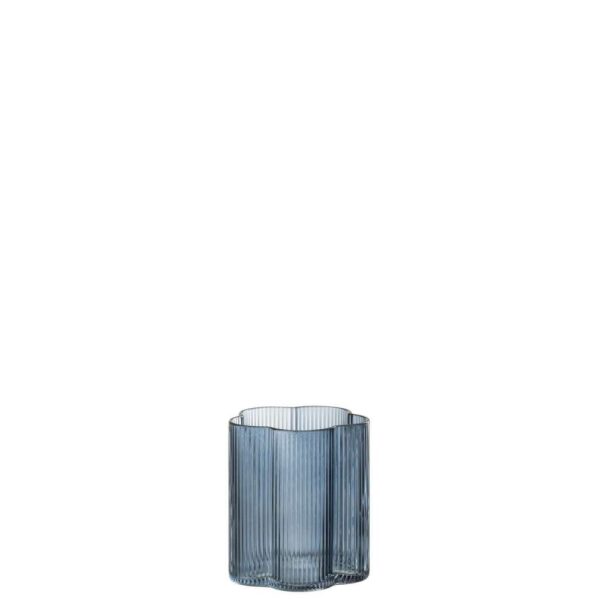 GLASS FIORE GLASS DARK BLUE