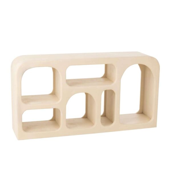 CONSOLE CAVE MANGO WOOD BEIGE