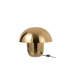 LAMP MUSHROOM IRON GOLD SMALL